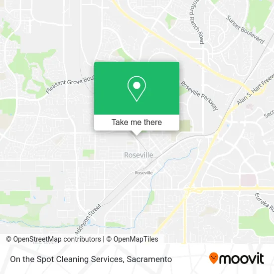 On the Spot Cleaning Services map