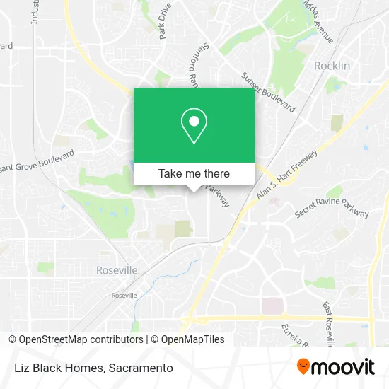 Liz Black Homes map