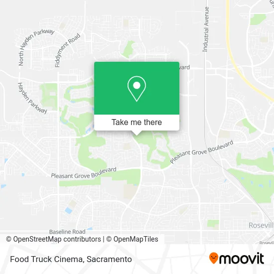 Food Truck Cinema map