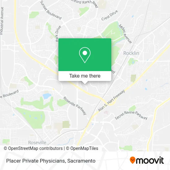 Mapa de Placer Private Physicians