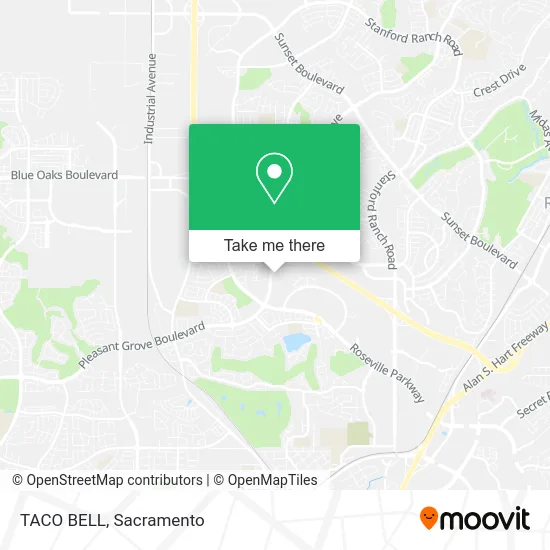 TACO BELL map
