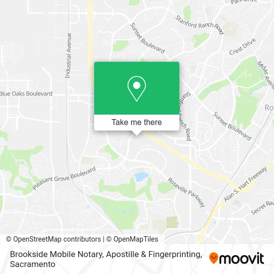 Brookside Mobile Notary, Apostille & Fingerprinting map