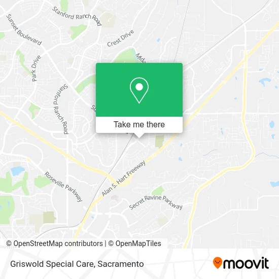 Griswold Special Care map