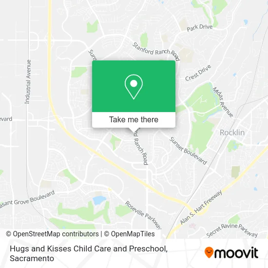 Mapa de Hugs and Kisses Child Care and Preschool