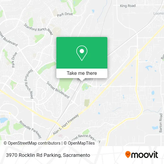 3970 Rocklin Rd Parking map
