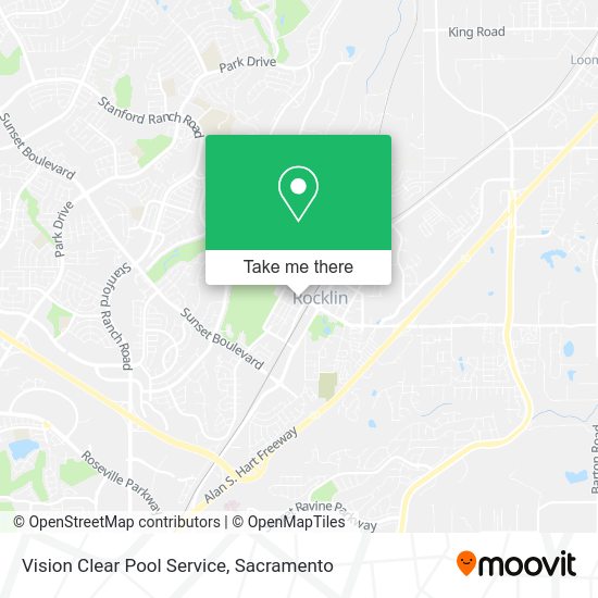 Vision Clear Pool Service map