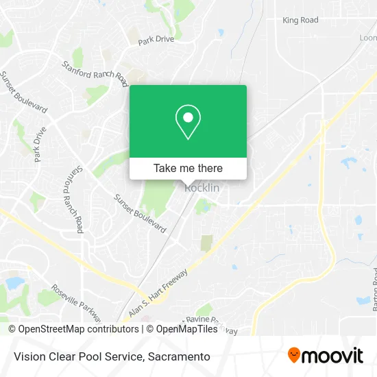 Mapa de Vision Clear Pool Service