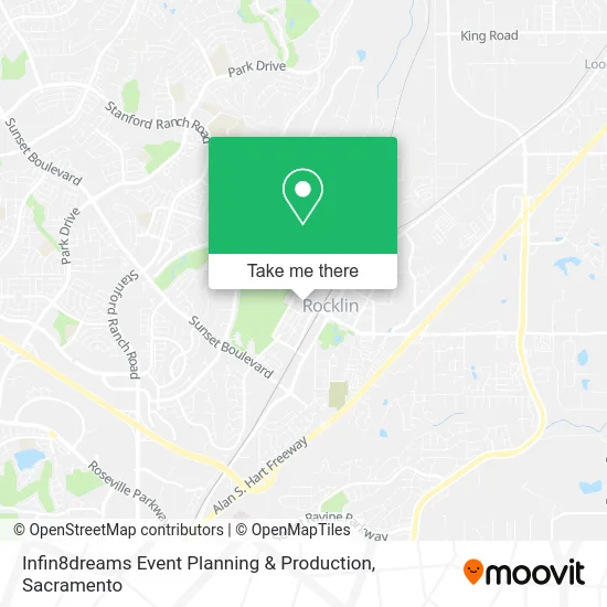 Mapa de Infin8dreams Event Planning & Production