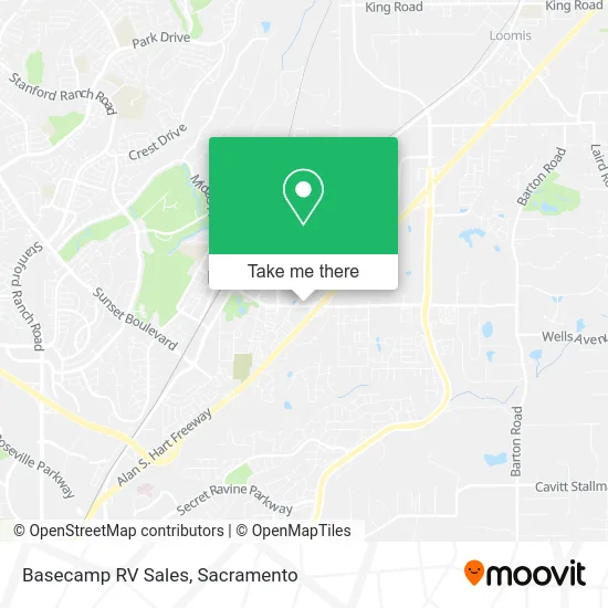 Mapa de Basecamp RV Sales