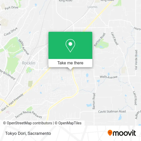 Mapa de Tokyo Dori