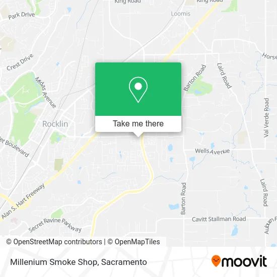 Mapa de Millenium Smoke Shop