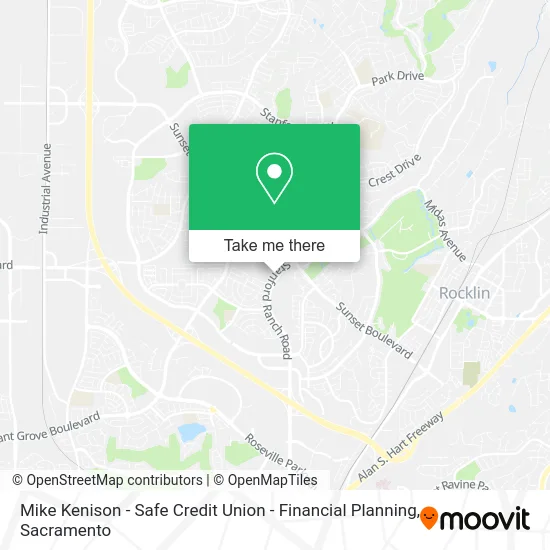 Mapa de Mike Kenison - Safe Credit Union - Financial Planning