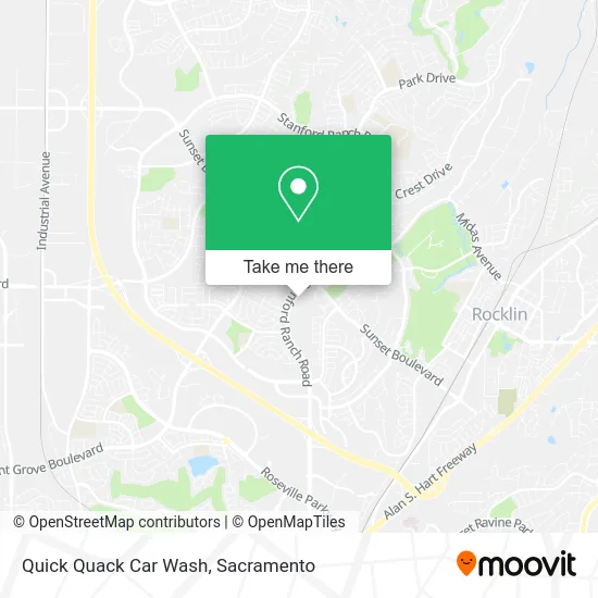 Mapa de Quick Quack Car Wash