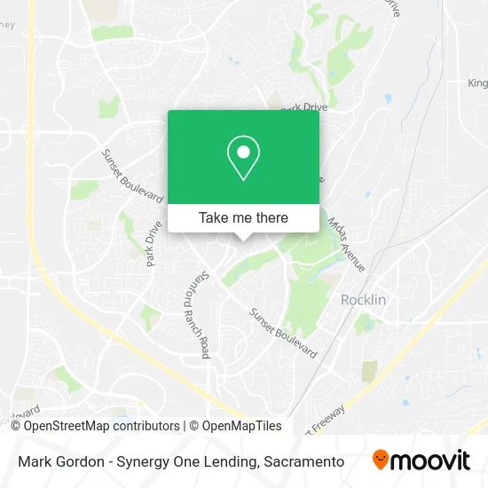 Mapa de Mark Gordon - Synergy One Lending