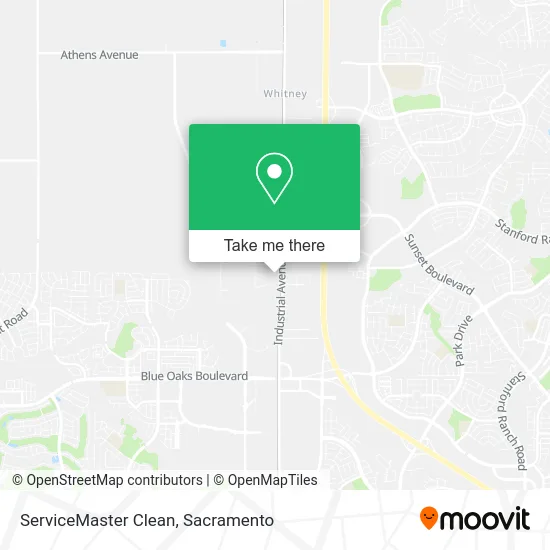 Mapa de ServiceMaster Clean
