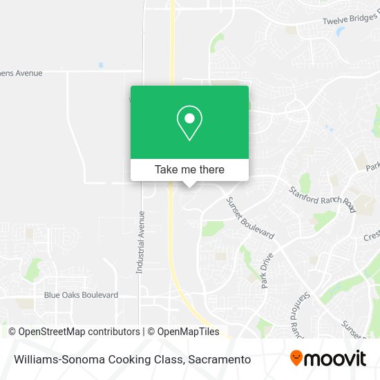 Williams-Sonoma Cooking Class map
