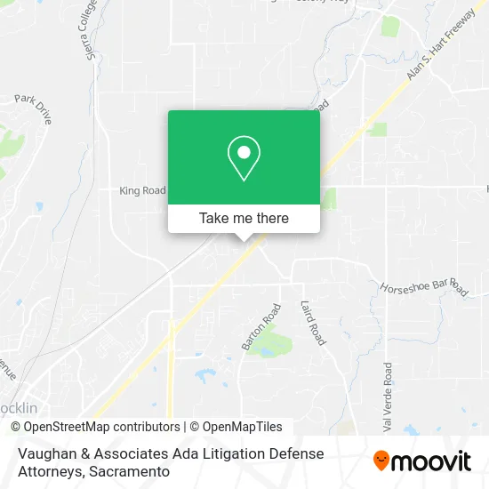 Vaughan & Associates Ada Litigation Defense Attorneys map