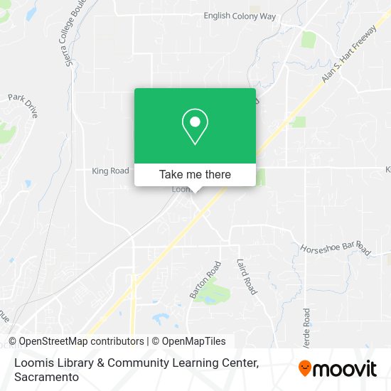 Loomis Library & Community Learning Center map