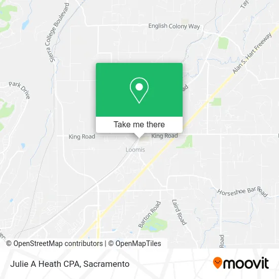 Mapa de Julie A Heath CPA