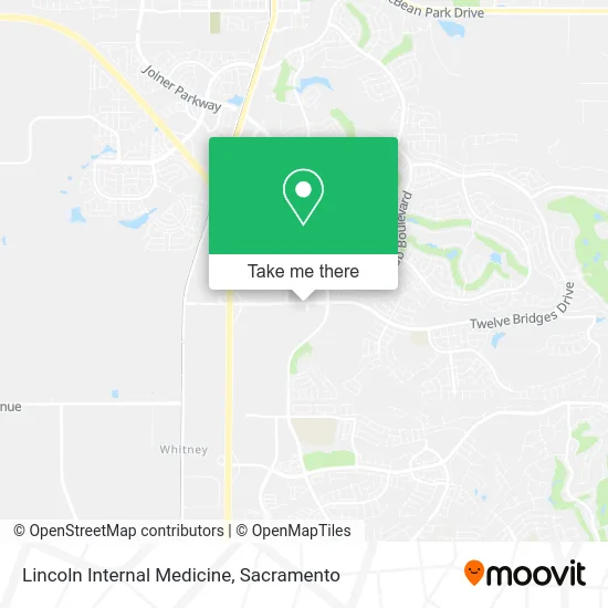 Lincoln Internal Medicine map