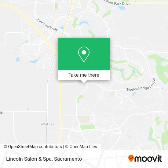 Lincoln Salon & Spa map