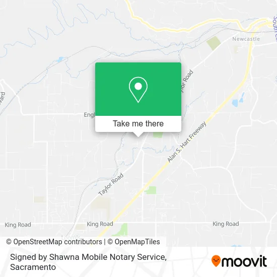 Mapa de Signed by Shawna Mobile Notary Service