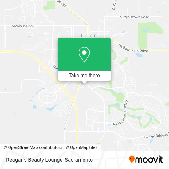Mapa de Reagan's Beauty Lounge