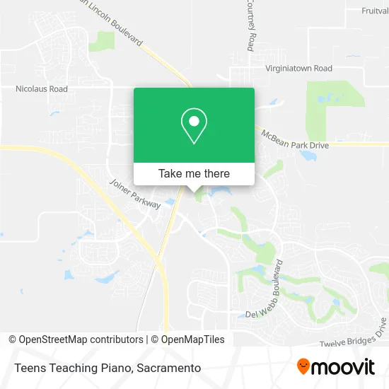Mapa de Teens Teaching Piano