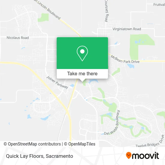 Mapa de Quick Lay Floors