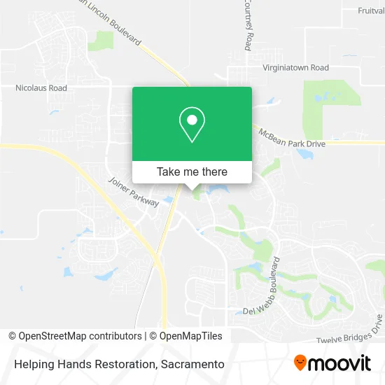 Mapa de Helping Hands Restoration