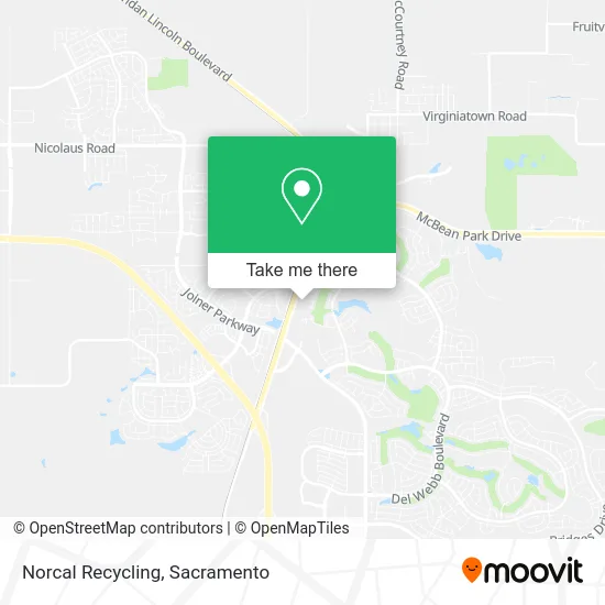 Mapa de Norcal Recycling