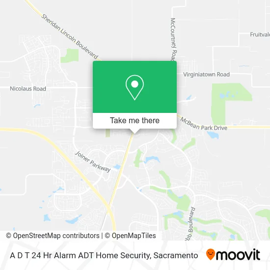 A D T 24 Hr Alarm ADT Home Security map