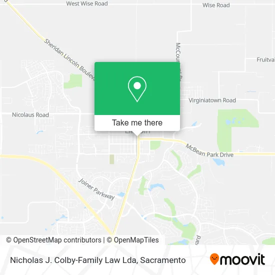 Nicholas J. Colby-Family Law Lda map