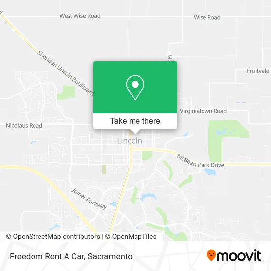 Mapa de Freedom Rent A Car