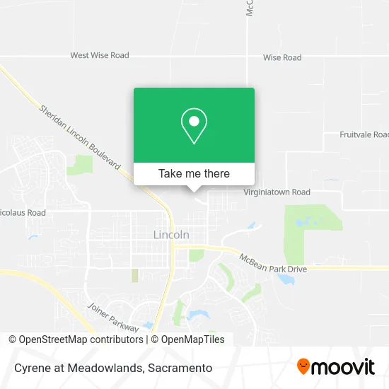 Mapa de Cyrene at Meadowlands