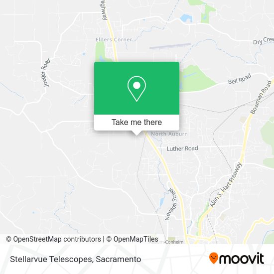 Stellarvue Telescopes map