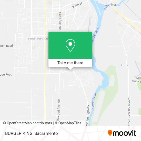 Mapa de BURGER KING