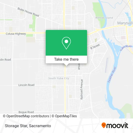 Mapa de Storage Star