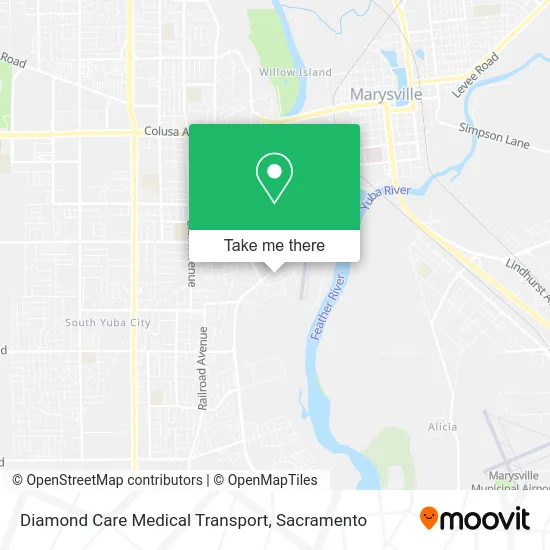 Mapa de Diamond Care Medical Transport