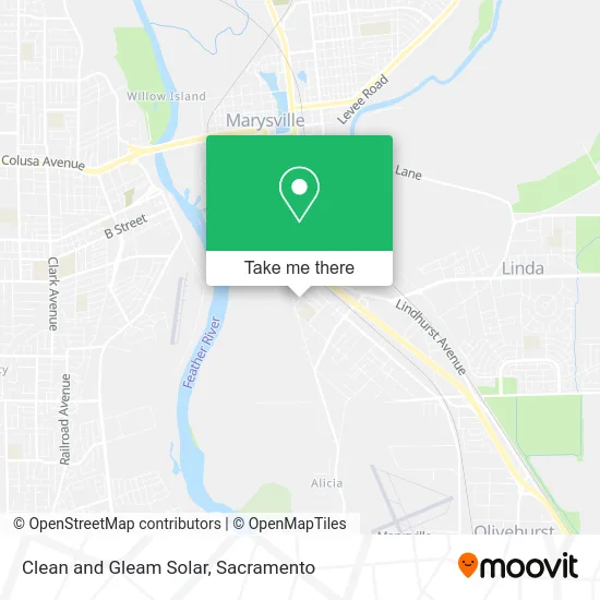 Mapa de Clean and Gleam Solar
