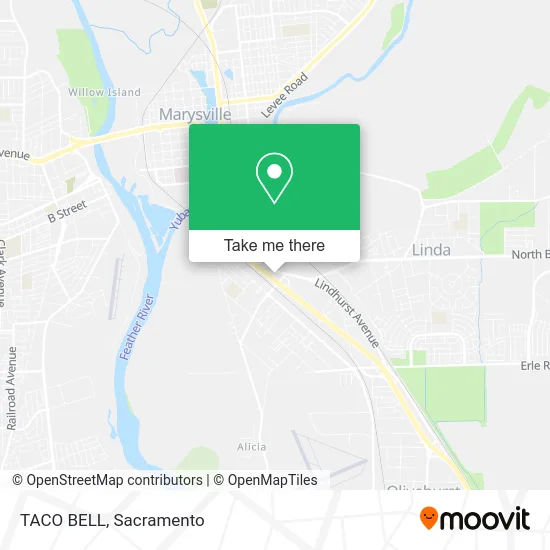 Mapa de TACO BELL