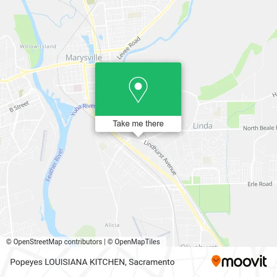 Mapa de Popeyes LOUISIANA KITCHEN