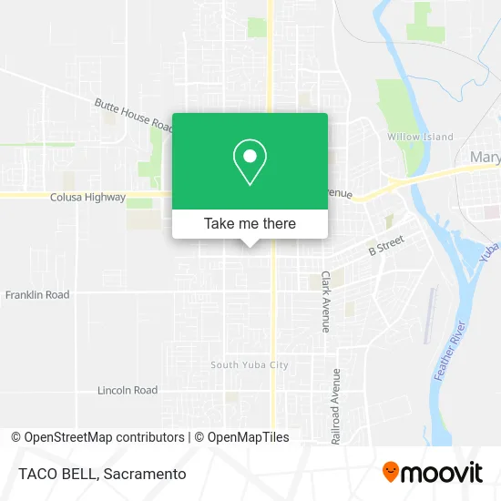 Mapa de TACO BELL