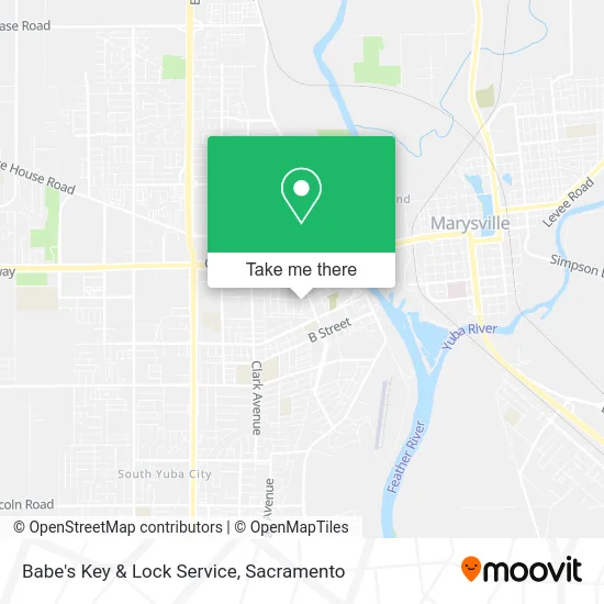 Mapa de Babe's Key & Lock Service