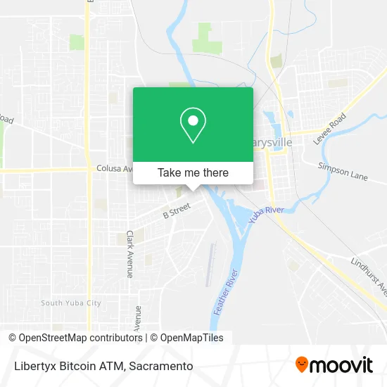 Mapa de Libertyx Bitcoin ATM