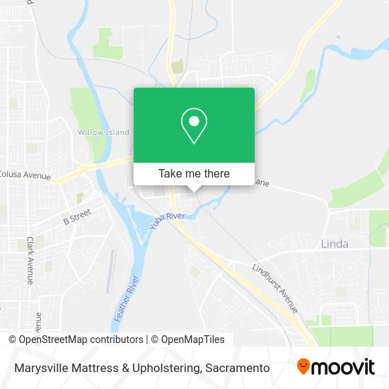 Marysville Mattress & Upholstering map