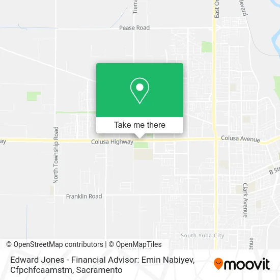 Mapa de Edward Jones - Financial Advisor: Emin Nabiyev, Cfpchfcaamstm