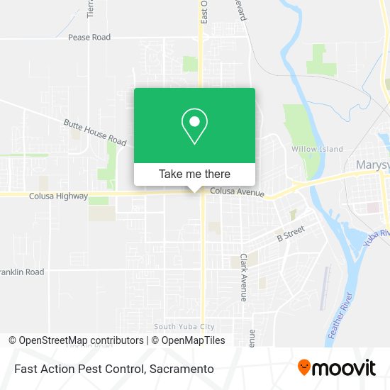 Fast Action Pest Control map