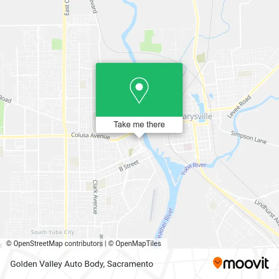 Mapa de Golden Valley Auto Body