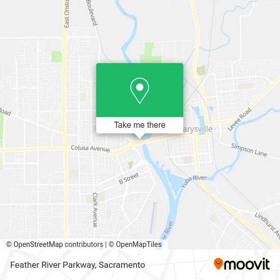 Mapa de Feather River Parkway